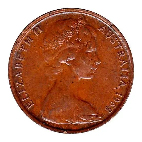 2 цента 1968 [Австралия]