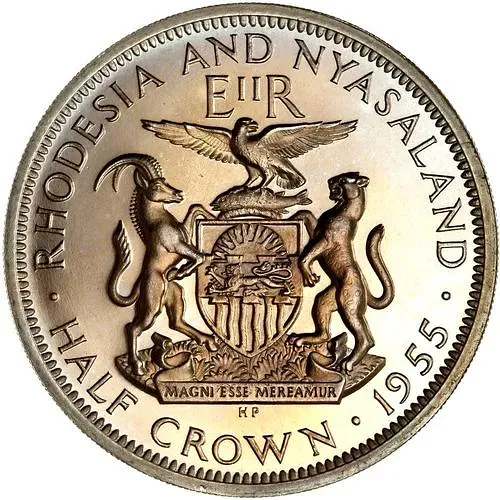 1/2 кроны 1955 [Родезия / Родезия и Ньясаленд]