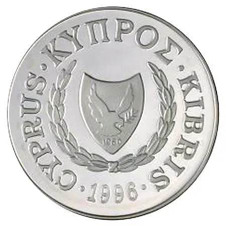 1 фунт 1996, XXVI летние Олимпийские Игры, Атланта 1996, Серебро [Кипр]