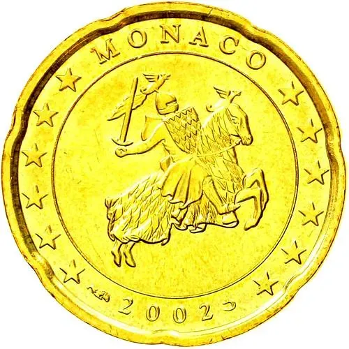 20 евроцентов 2001-2004 [Монако]
