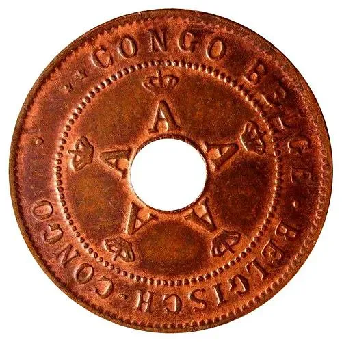 2 сантима 1910 [Демократическая Республика Конго / Бельгийское Конго]
