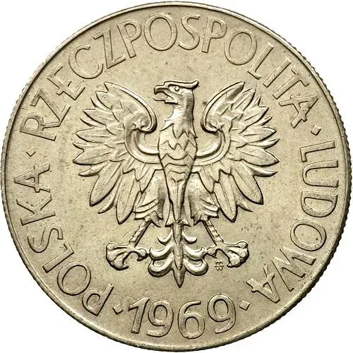 10 злотых 1969, Тадеуш Костюшко [Польша]