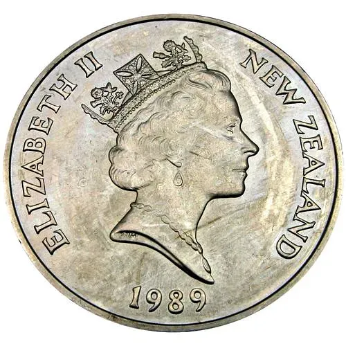 1 доллар 1989, бегун [Новая Зеландия]