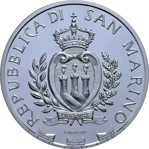 5 евро 2018, Каналетто [Сан-Марино] Proof