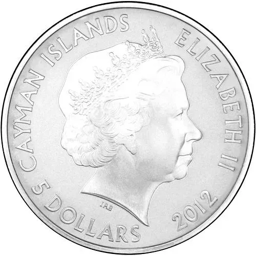 5 долларов 2012, Королевская яхта Britannia [Каймановы острова]