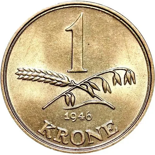 1 крона 1946 [Дания]