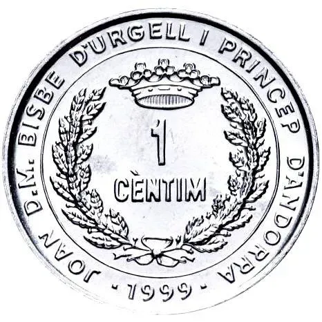 1 сантим 1999, ФАО [Андорра]