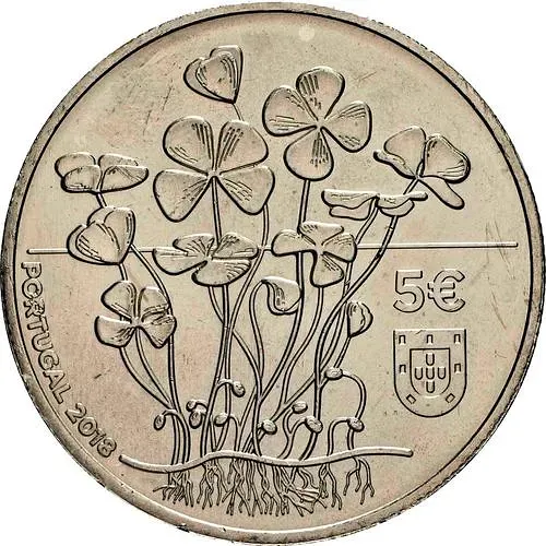 5 евро 2018, клевер [Португалия]