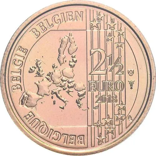 2,5 евро 2018, ломбард [Бельгия]