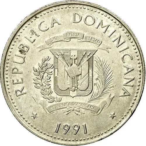 25 сентаво 1991 [Доминикана / Доминика]
