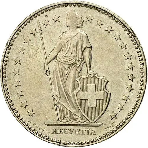 2 франка 1991 [Швейцария]