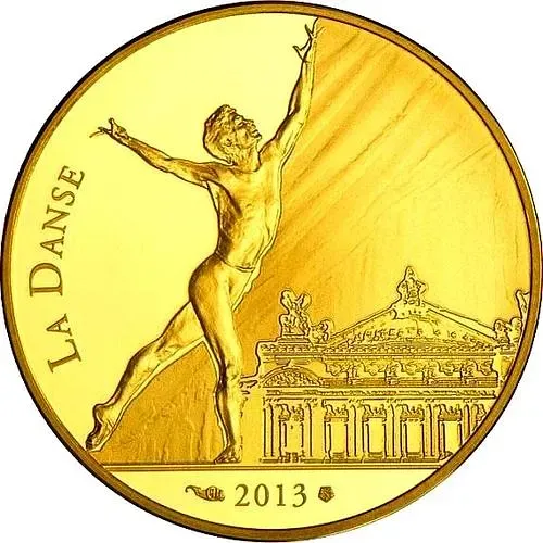 50 евро 2013, Рудольф Нуреев [Франция] Proof