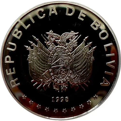 50 Bolivianos 1998, 450th Anniversary of the City of La Paz [Bolivia]