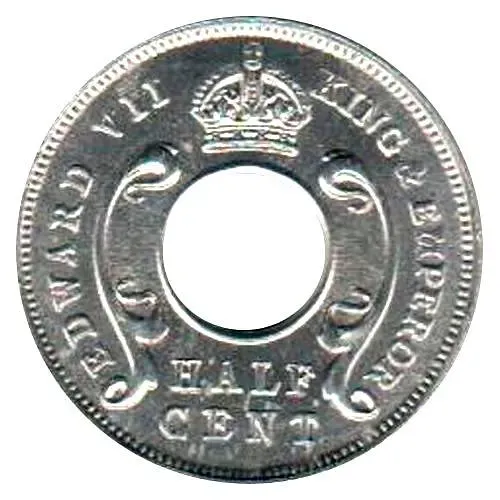 1/2 цента 1908 [Восточная Африка]