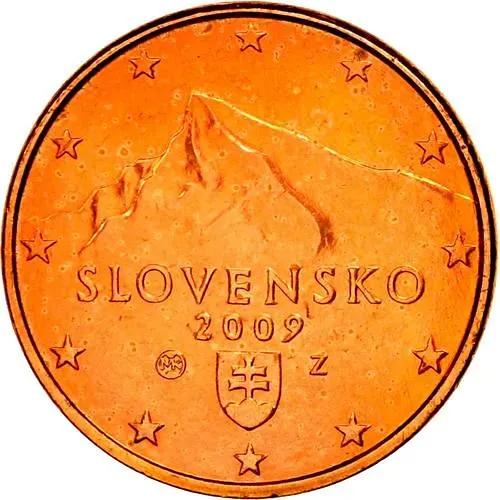 1 евроцент 2009-2019 [Словакия]
