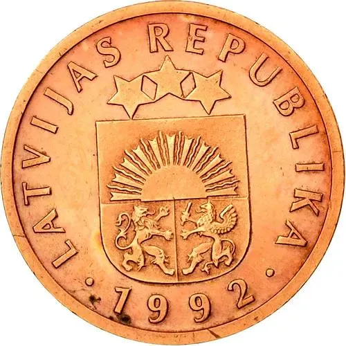 1 сантим 1992 [Латвия]