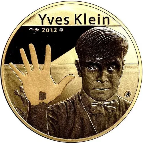 50 евро 2012, Ив Кляйн [Франция] Proof