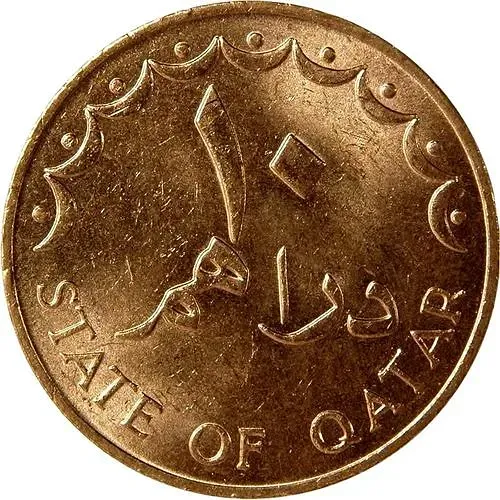 10 дирхамов 1973 [Катар]