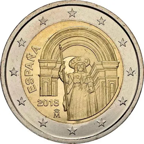 2 евро 2018, Компостела [Испания]