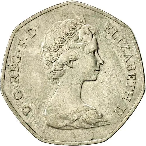 50 пенсов 1973, Вступление в Европейское Экономическое Сообщество [Великобритания]