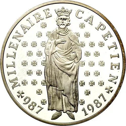 10 франков 1987, Тысячелетие династии Капетингов [Франция]