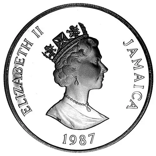 25 долларов 1987, 25 лет независимости [Ямайка]