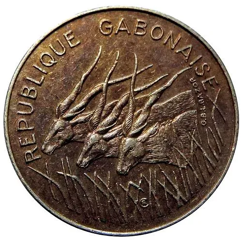 100 франков 1985 [Габон]