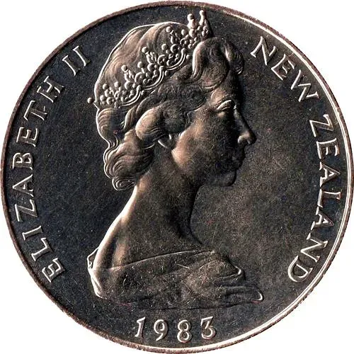 1 доллар 1983, Королевский визит [Новая Зеландия]