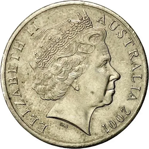 20 центов 2001, южные территории [Австралия]