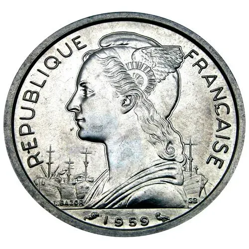 2 франка 1959 [Джибути / Французский берег Сомали]