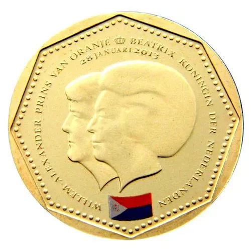 5 гульденов 2013, Флаг Кюрасао [Нидерландские Антильские острова]