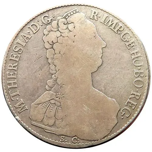 1 талер 1765, Мария Терезия - орел с гербом Штирии в центре [Австрия]