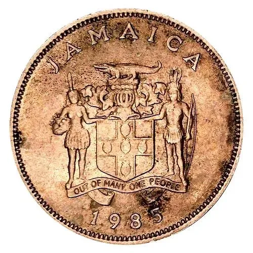 25 центов 1985 [Ямайка]
