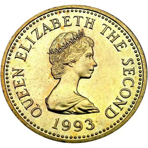 1 Pound 1993, Ships - Brigantine "Century" [Jersey]