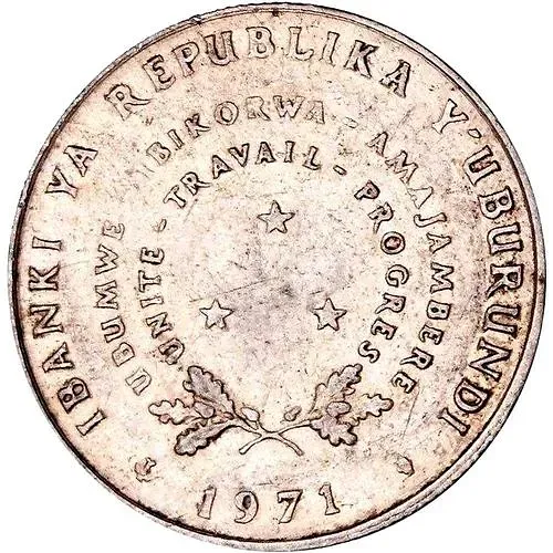 5 франков 1971 [Бурунди]