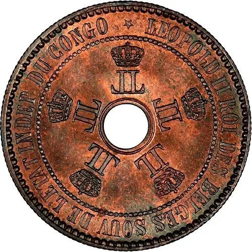 5 сантимов 1887 [Демократическая Республика Конго / Свободное государство Конго]