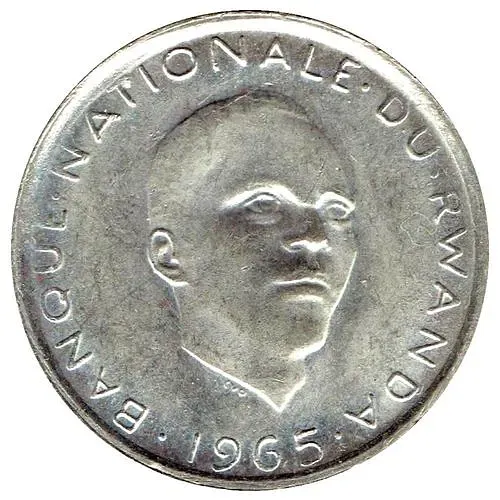 1 франк 1965 [Руанда]