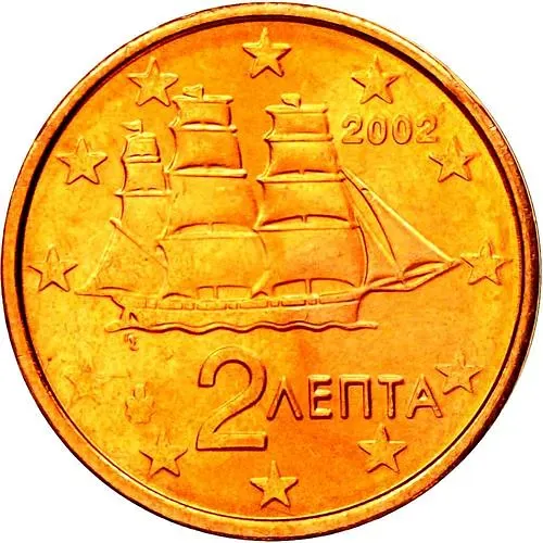 2 евроцента 2002-2019 [Греция]