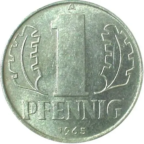 1 Pfennig 1965, A [Germany / GDR]