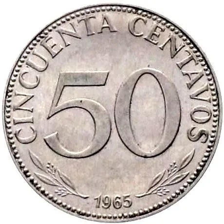 50 сентаво 1965 [Боливия]