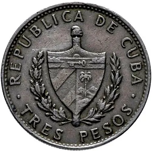 3 песо 1990, Эрнесто Че Гевара [Куба]