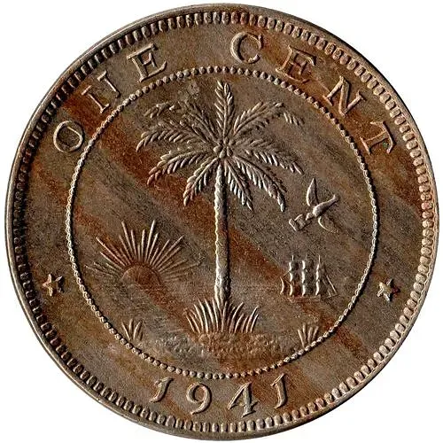 1 цент 1941 [Либерия]