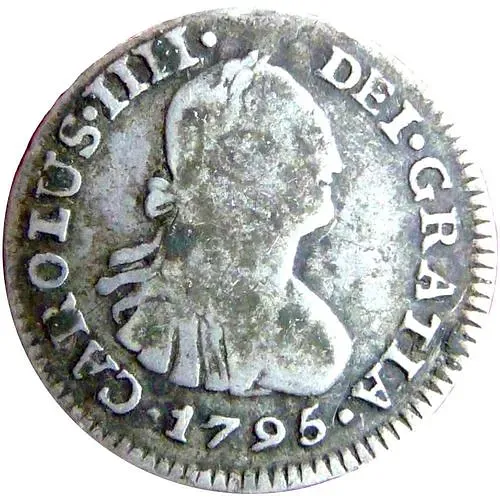 ½ реала 1791-1808 [Перу]