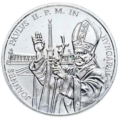 500 форинтов 1991, Визит Папы Римского [Венгрия]