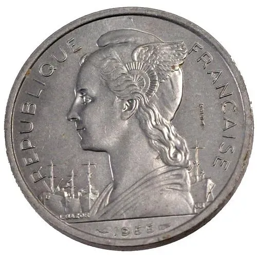 5 франков 1955 [Реюньон]