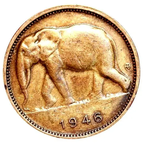 1 франк 1946 [Демократическая Республика Конго / Бельгийское Конго]