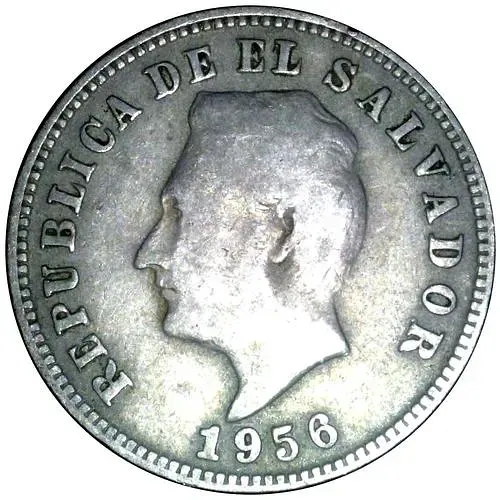 5 сентаво 1956 [Сальвадор]