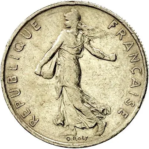 1/2 франка 1975 [Франция]