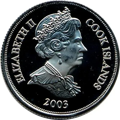 1 доллар 2003, Один год евро - 10 евро [Острова Кука]