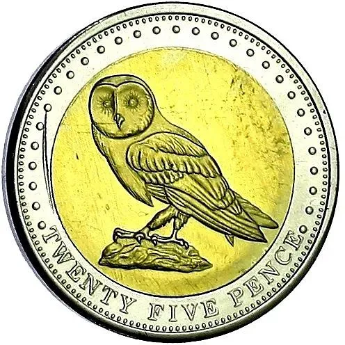 25 пенсов 2009 [остров Гоф / Острова Святой Елены, Вознесения и Тристан-да-Кунья]